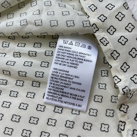 NWT Free People Deep V neck Cream Tunic Blouse/Mini Dress - Picture 12 of 15